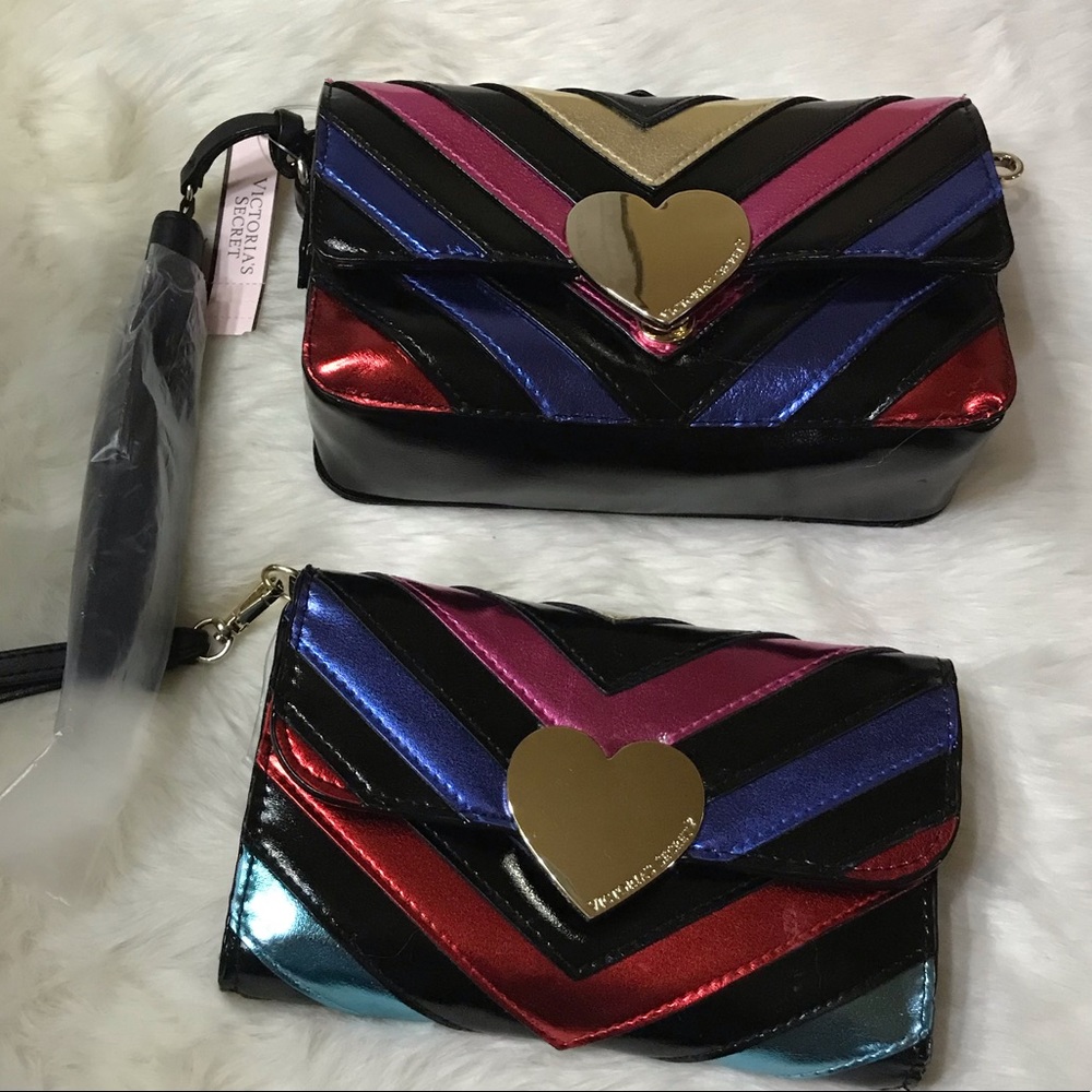 Vs Crossbody and wristlet bundle